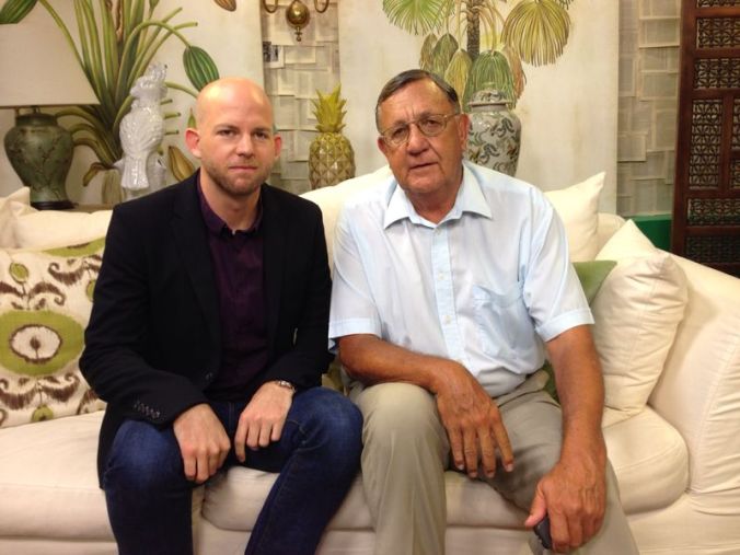 Benjamin Cowley and Tonie vd Merwe on the Expresso Show on SABC