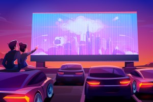 drive-in cinemas